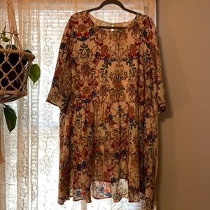 Alice & You floral mini dress/tunic sz24W
